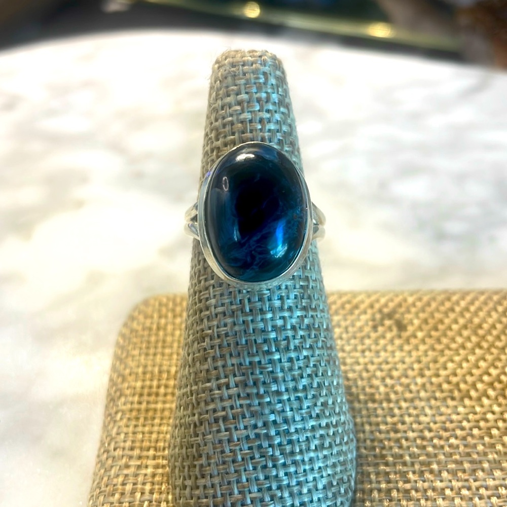Pietersite Gemstone ring size 7.25